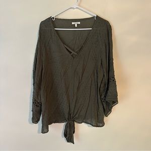 Maurices Bell Sleeve Detailed Blouse